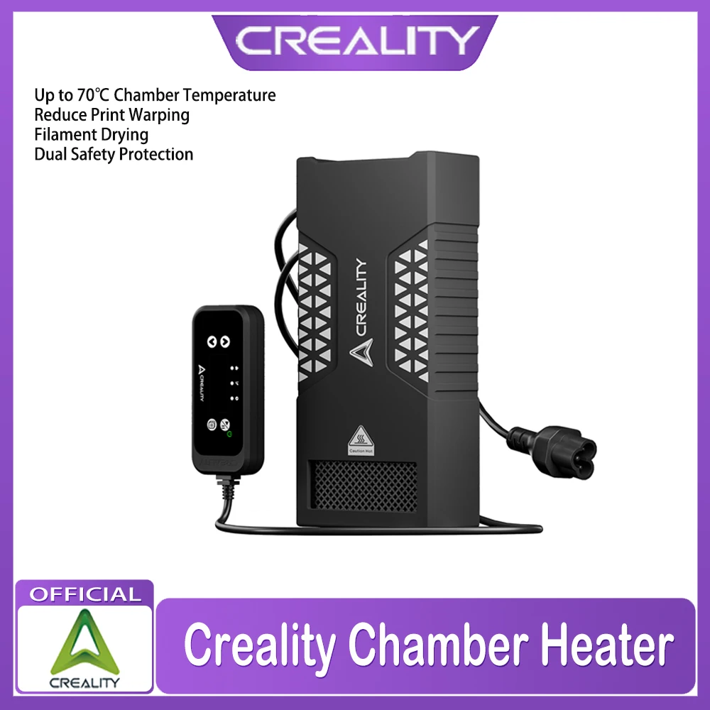Creality Chamber Heater Reduce Print Warping Filament Drying Up To 70℃ Chamber Temperature Upgrade Original 3d Printer Parts