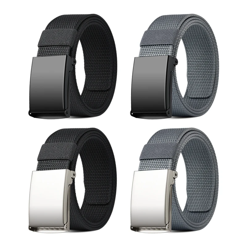 حزام نايلون بإبزيم ناعم سميك، منتج تجارة خارجية رائج البيع، حزام أعمال عالمي للرجال والنساء، حزام سراويل غير رسمي #4