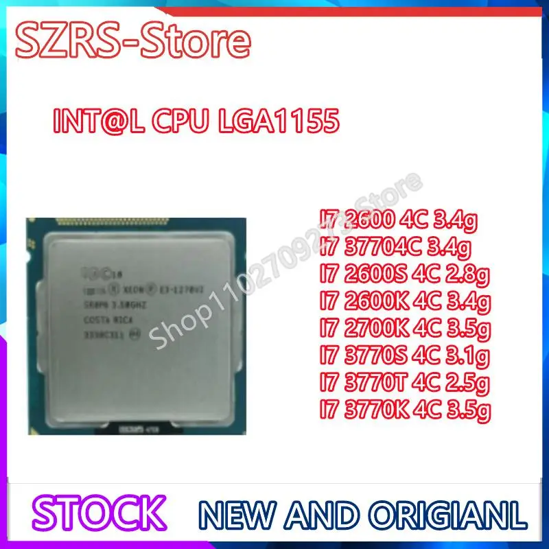 Int @ l-i7 2600 3770 2600S 2600K 2700K 3770S 3770T 3770K