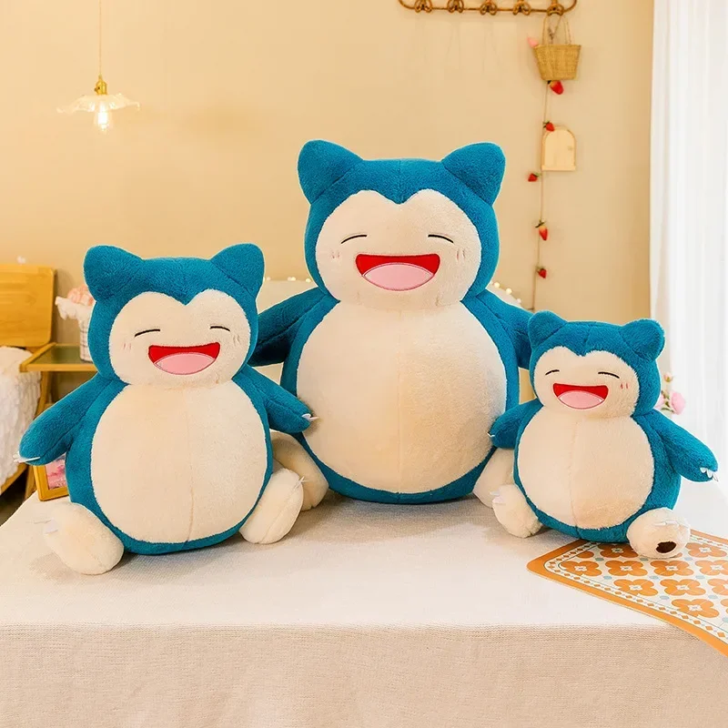 45cm Pokemon Cartoon Snorlax Pluszowa zabawka Anime Movie Pocket Monster Nowa rzadka miękka wypchana lalka dla chłopców i dziewczynek Prezenty urodzinowe