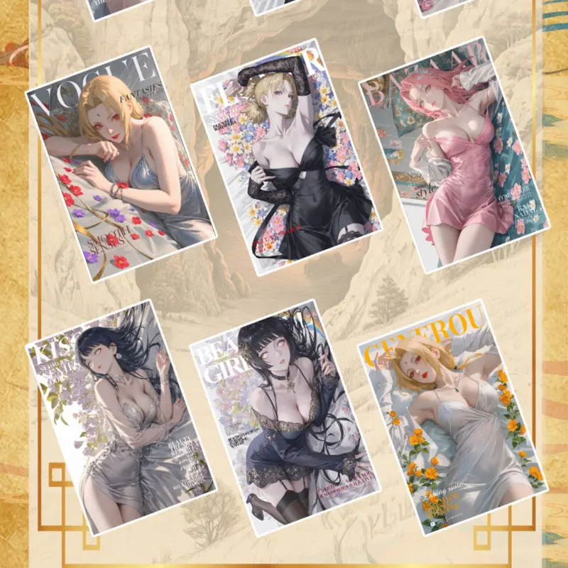 2025 Newest Case Wholesale Wange Culture Naruto Collection Colored Paper Sasuke Palying Trading Artwork CCG TCG Hobbies Gift