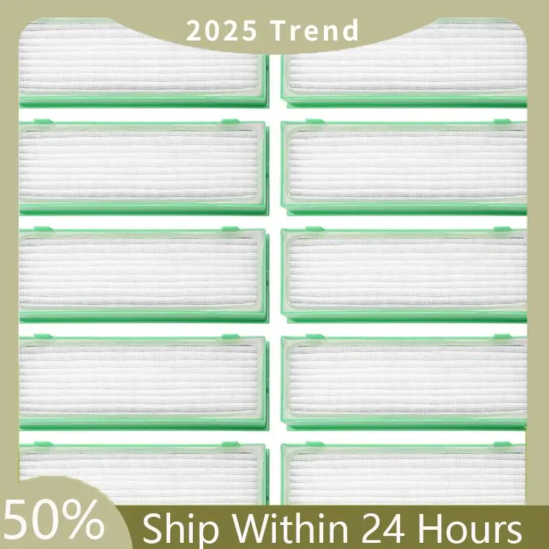 

A75X Top 10 шт. сменные пылевые фильтры Hepa-фильтры для пылесоса Vorwerk Kobold VR200, аксессуары