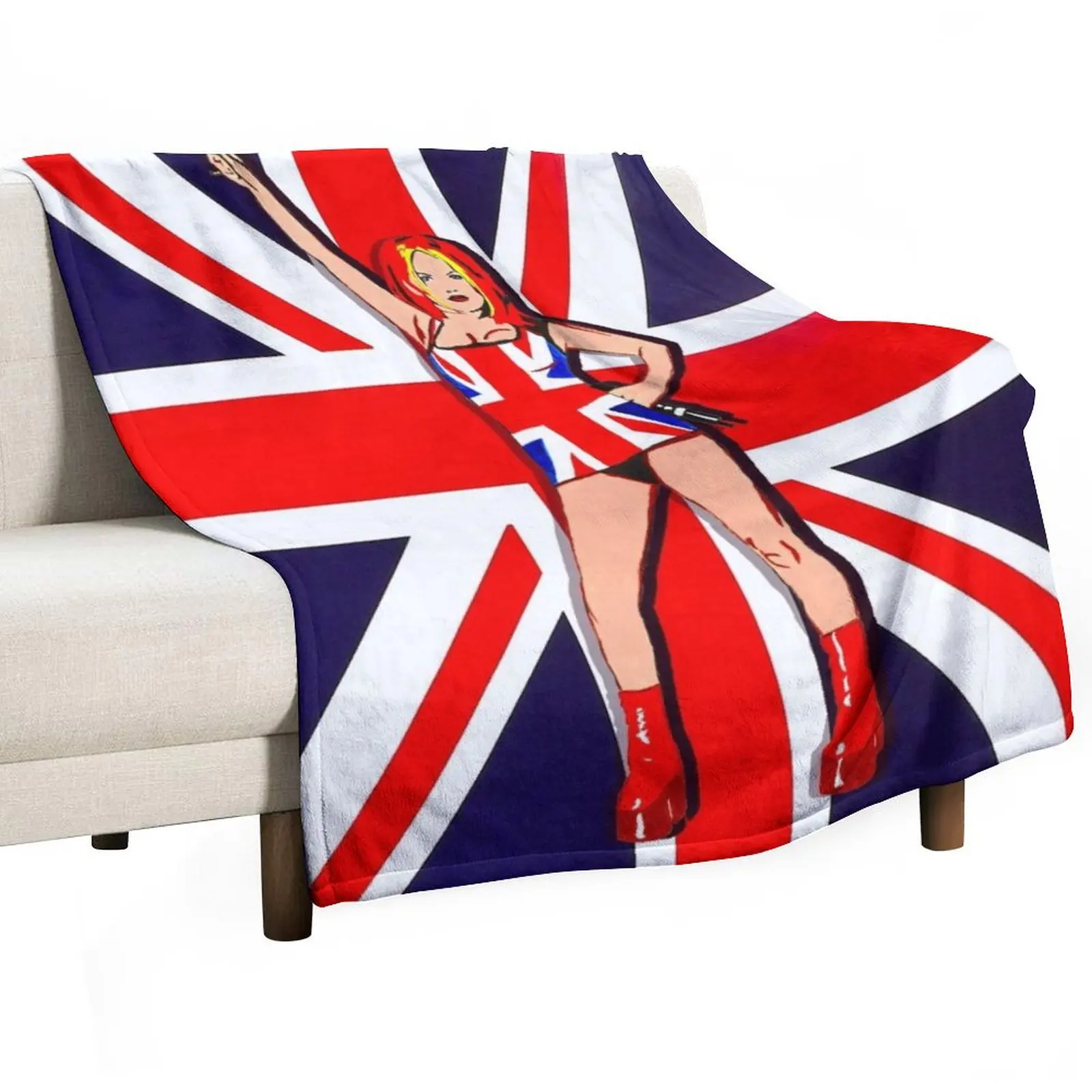 union jack Throw Blanket Single Soft Soft Big sofa bed decorative anime Blankets