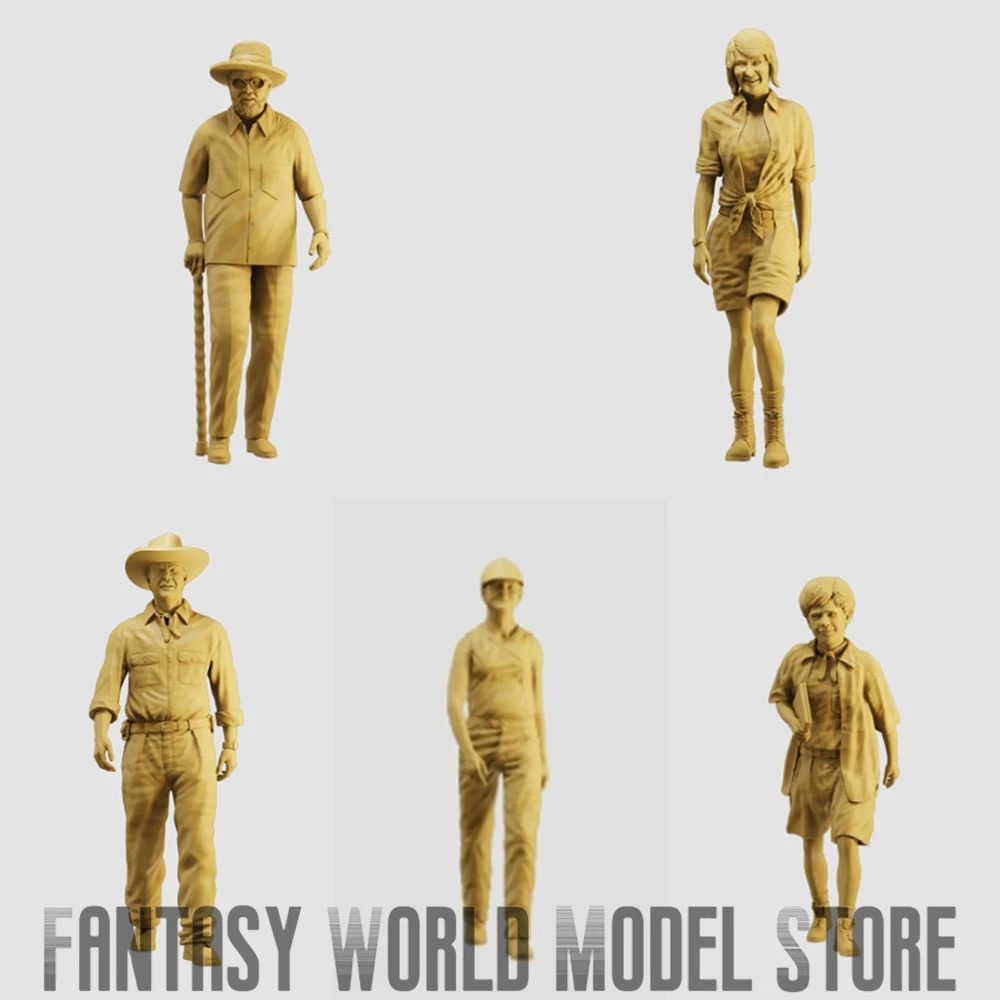 

1/64 масштаб 1/43 3D печать Смола статическая белая модель динозавра парк 1993 научная фантастика Приключения фильмы роли Грант Элли Тим