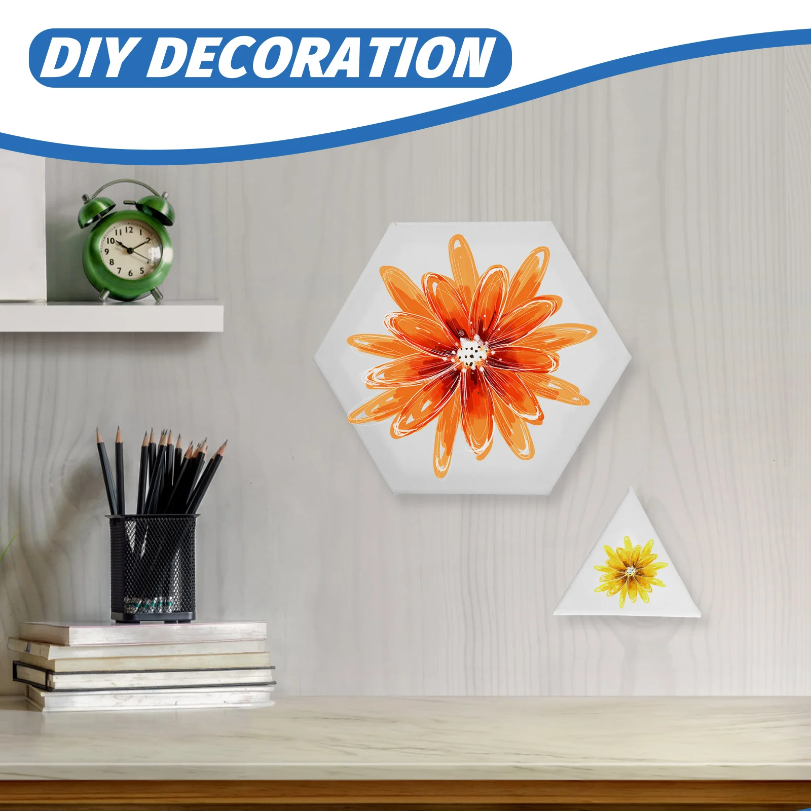 

8pcs Cotton Canvas Drawing Boards Blank Panels for DIY Painting Art Stretched Smooth Surface Oil Watercolor Beginner