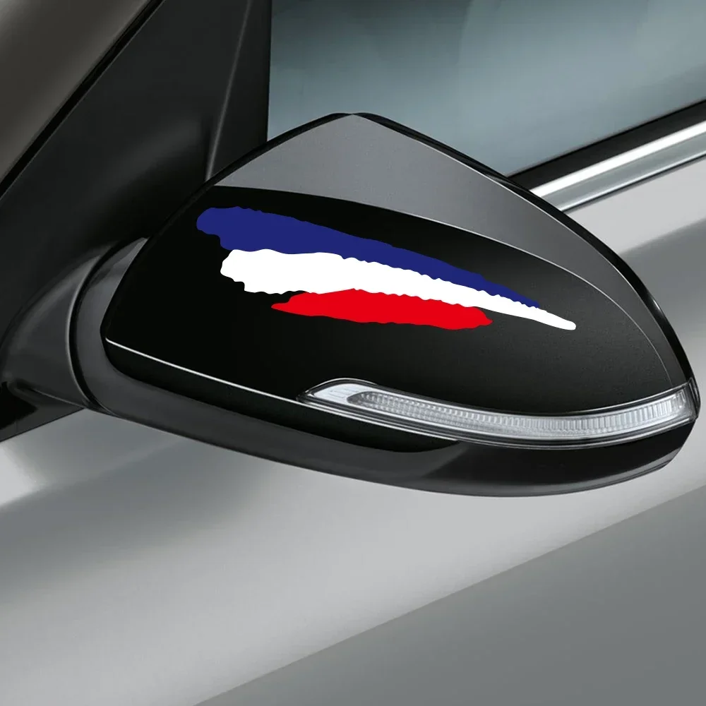 Bandeira francesa adesivos diy decoração de vinil decalques acessórios modificação automática para janela do carro motocicleta scooter capacete bicicl