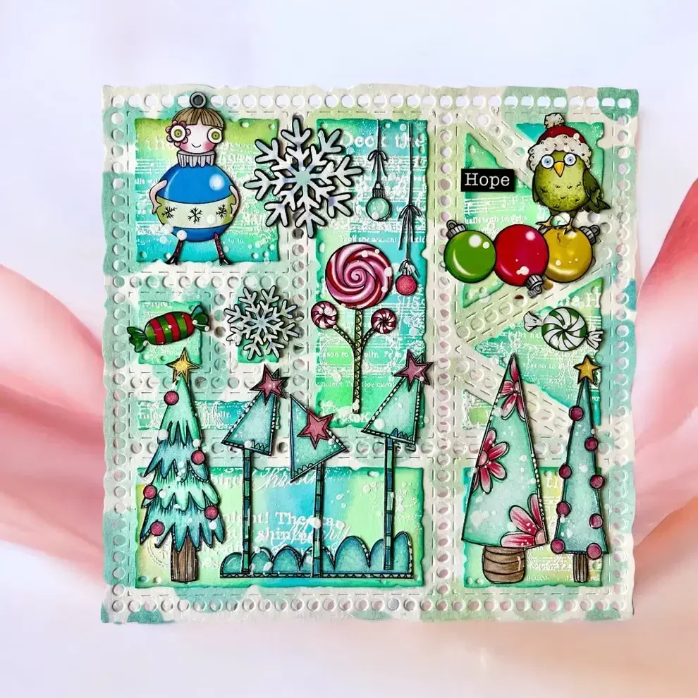 2026 New A7 Stamp Set - North Pole Toy Company Stamps For DIY Scrapbooking Crafts Maker Photo Album Template Handmade Decoration view 6