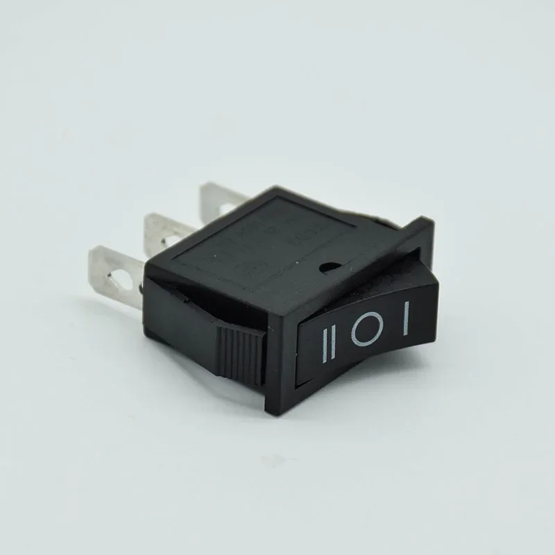 

5 шт./лот черный AC 15A 250 В/20A 125 в 3-контактный SPDT KCD3 ВКЛ./ВЫКЛ. 3-позиционный лодочный кулисный переключатель