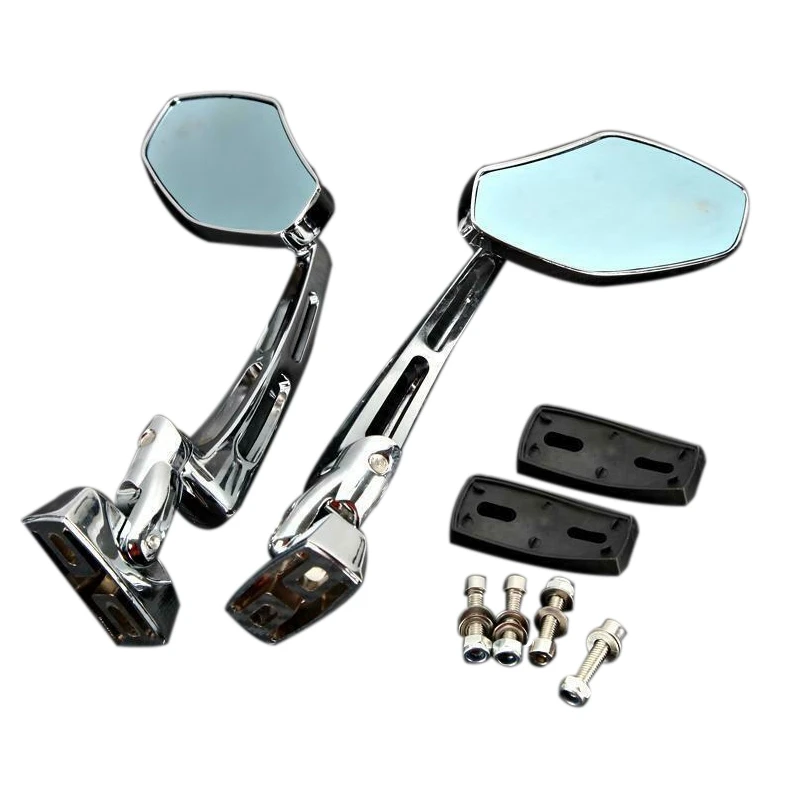 Motorcycle Chrome Rear View Mirrors for Suzuki GSXR 600 750 1000 Hayabusa 1300