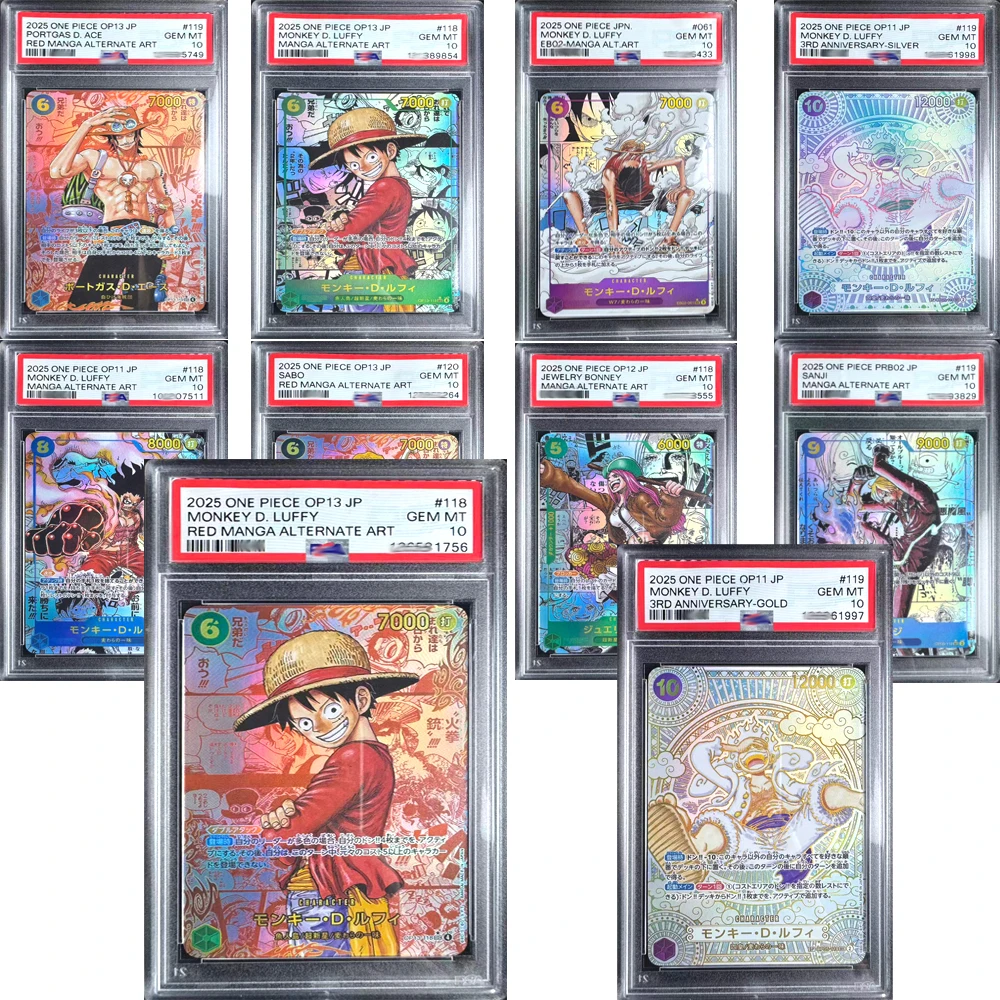 Personajes de Anime de una pieza Portgas D Ace Sabo DIY juguetes Xtreme caseros tarjeta de colección regalo de cumpleaños de Navidad tarjeta de ladrillo