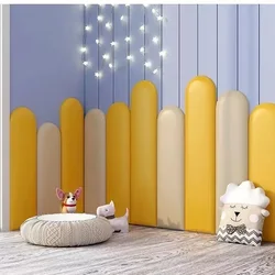 Nordic Baby Anti-collision Wall Fence Sofa Around Tatami Bed Head Against Back Cushion Modern Simple Wall Self-adhesive Pillow