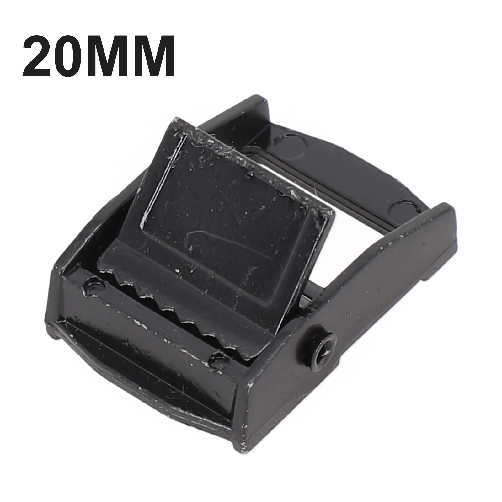 1pc Webbing Tensioner Stainless Steel Cam Flap Buckles Press Cam Buckles Tie Down Buckle For 25-50mm Webbing Strap Safety Pull