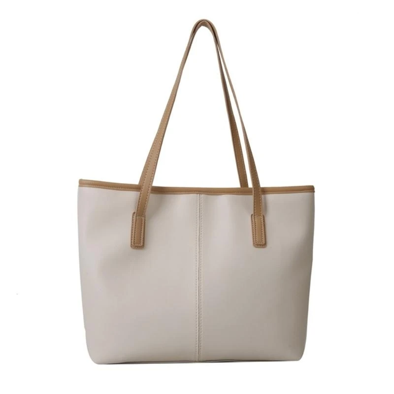 

Handbag PU Bag Large Capacity Shopping Bag Versatile Shoulder Bag for Girl Women Fashion Trendy Bag School Book Bags