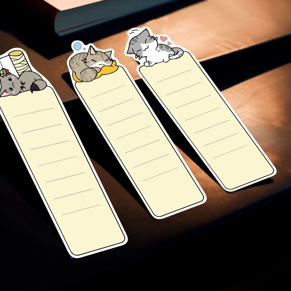 30 pezzi Segnalibro per gatti cartoni animati Bomboniere per gatti Lettori Amanti dei libri Regali Segnalibri carini per la lettura Accessori per libri per insegnanti