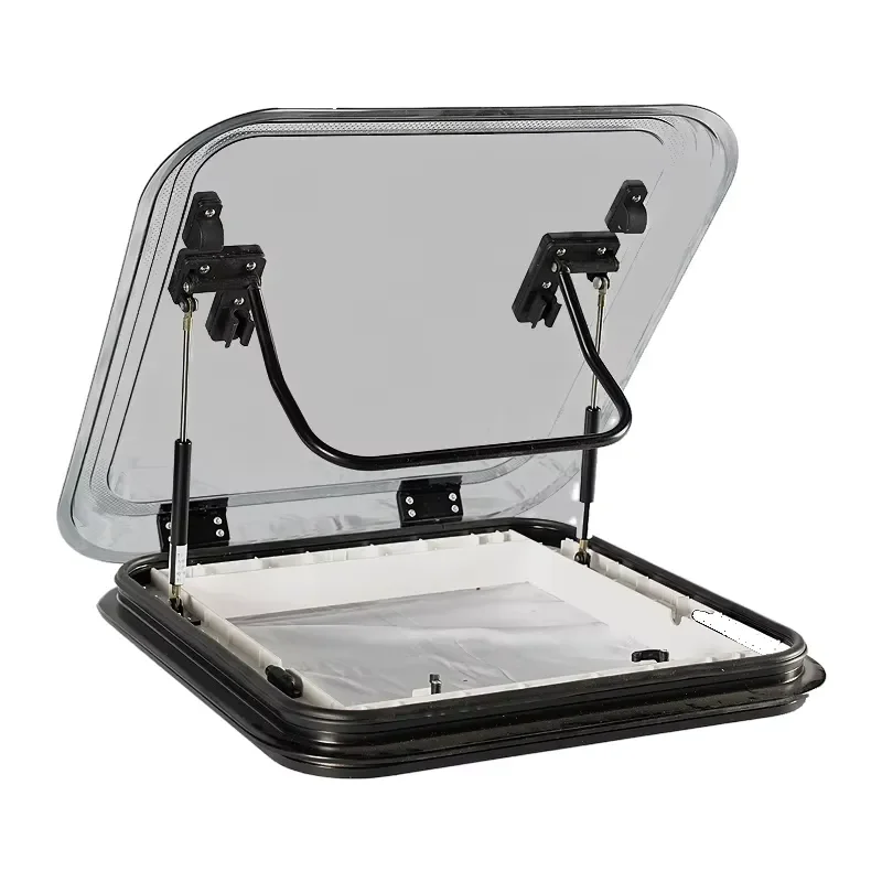 RV Roof Vent 960x650mm Replacement Skylight with Roller Blind and Fly Screen for Caravan Motorhome Camper Trailer Accessories