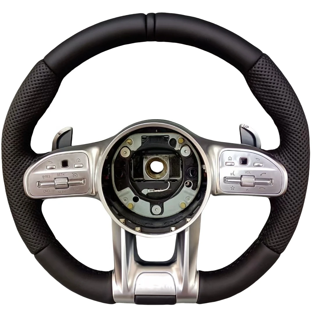 

GTR GT C63 A45 S63 S65 G500 G63 E63 GLE63 GLC63 W205 W222 W213 Full Leather Light Emitting Diode Carbon Fiber Steering Wheel