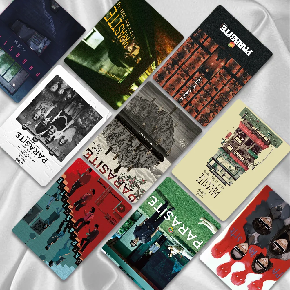 

P-Parasite Korean Drama Movie Card Stickers Credit Card Skin Stickers For Bank Card Bus Metro Card Sticker Waterproof Women Gift