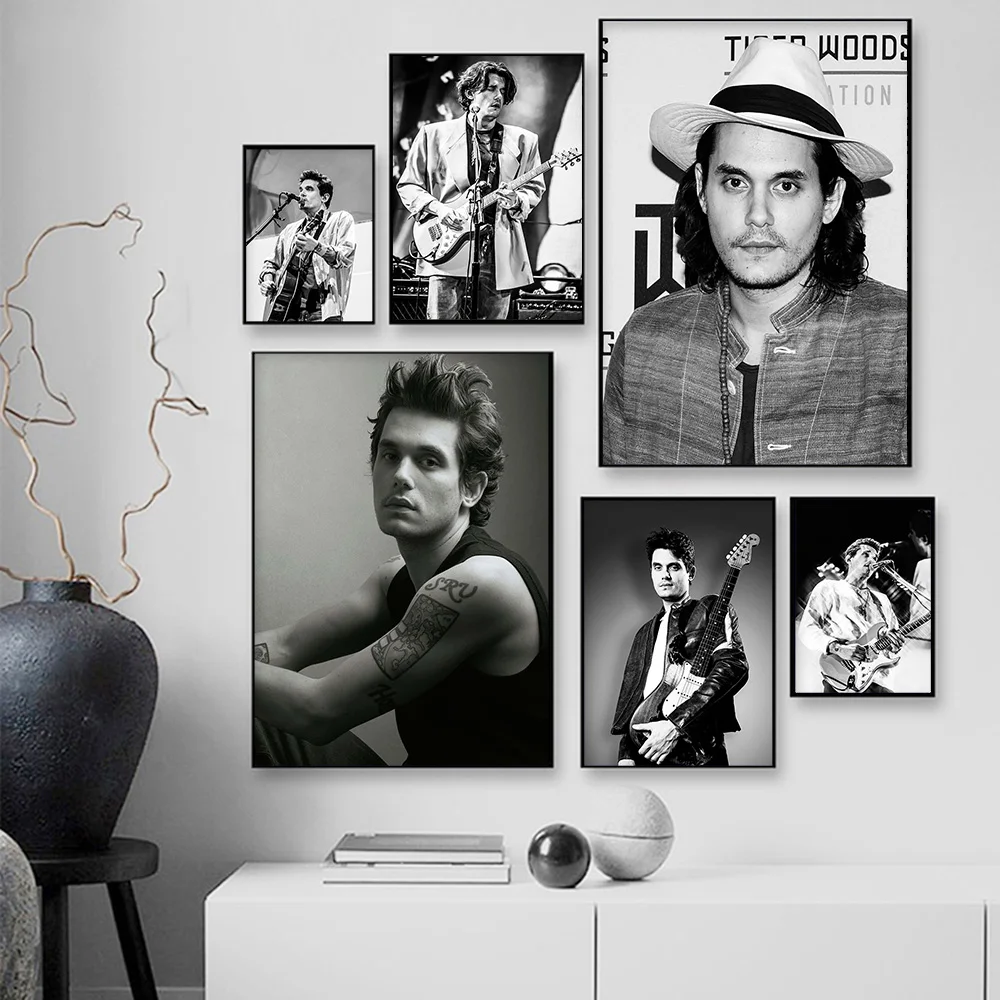 John Mayer Singer Poster Music Guitarist Wall Art Print Picture Canvas Painting Gift Bedroom Home Decoration