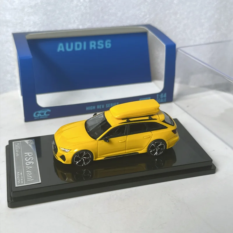 

Diecast 1:64 Scale GCC MODEL Limited Edition Audi RS6 Avant C8 2020 Tin Travel Alloy Car Model Collectible Toy Gift Souvenir