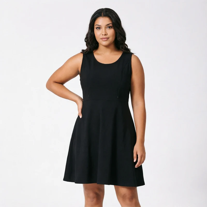 Plus Size Sleeveless Nursing Maternity Dress Round Hidden Zipper Feeding A Line Flared Floral Solid Pregnant Mini Dress