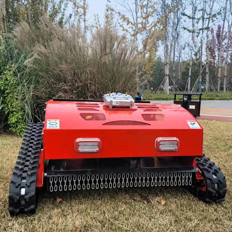 

Multifunctional all-terrain remote control lawn mower crawler unmanned sweeper construction machinery
