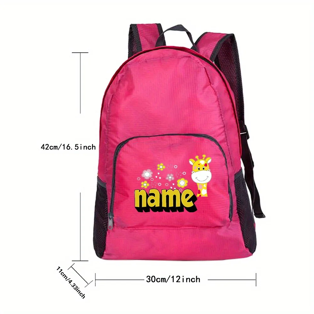 Personalized Customized Hiking Bag Ultra Light and Foldable Company Activity Outdoor Travel Bag Bicycle Travel Backpack
