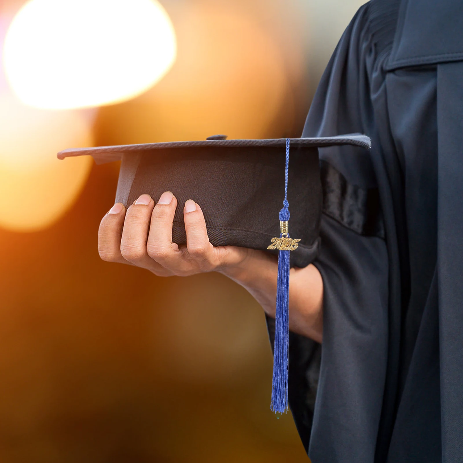 2025 Graduation Cap Tassel Pendant 2025 Charm Metal Clasp Polyester Decorations Diy Sewing Fringe Accessories Cap