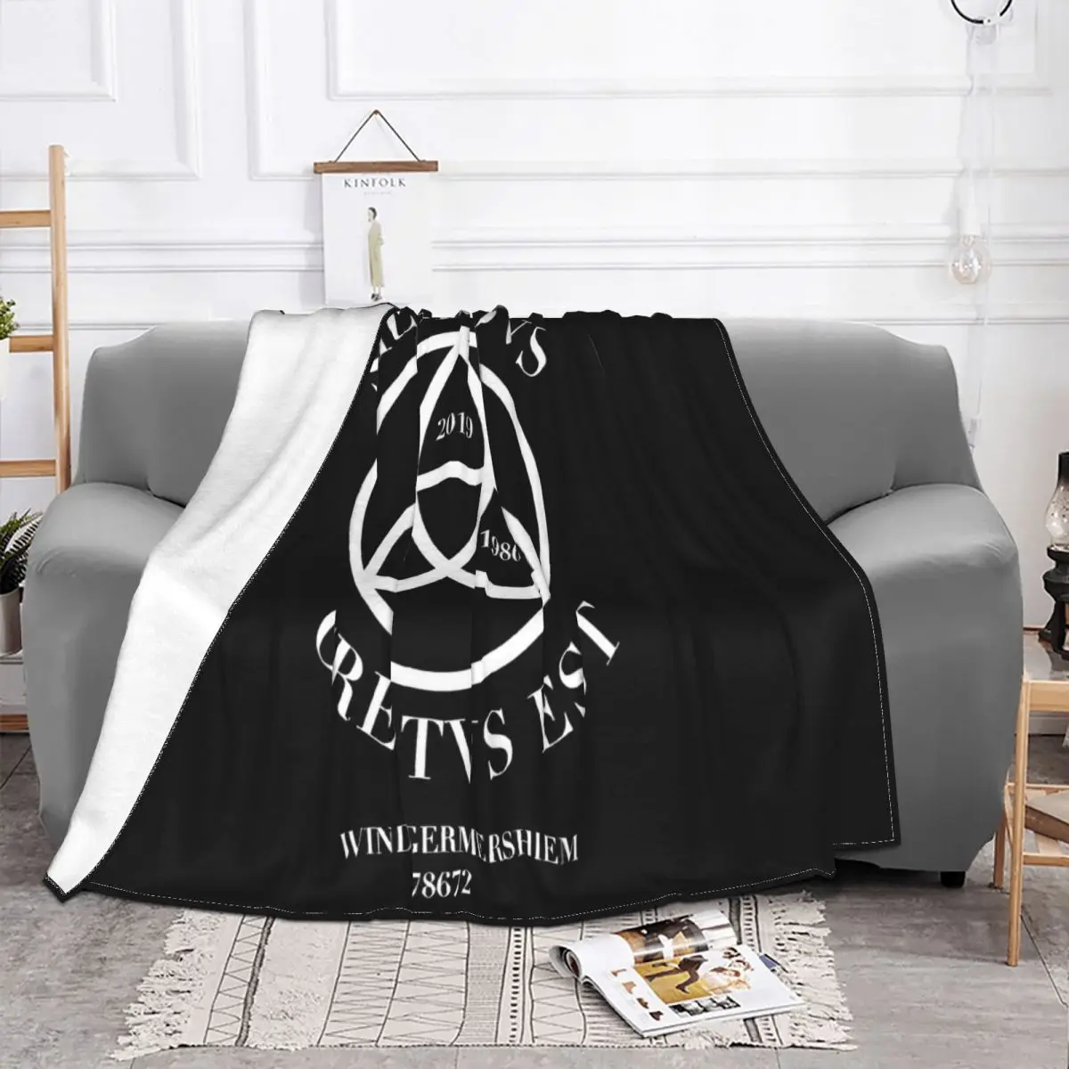 Dark Netflix Tv Show Sic Mundus Creatus Est Plush Bed Blanket Quilt For Bed Thin Wadding Blanket Throw Blanket