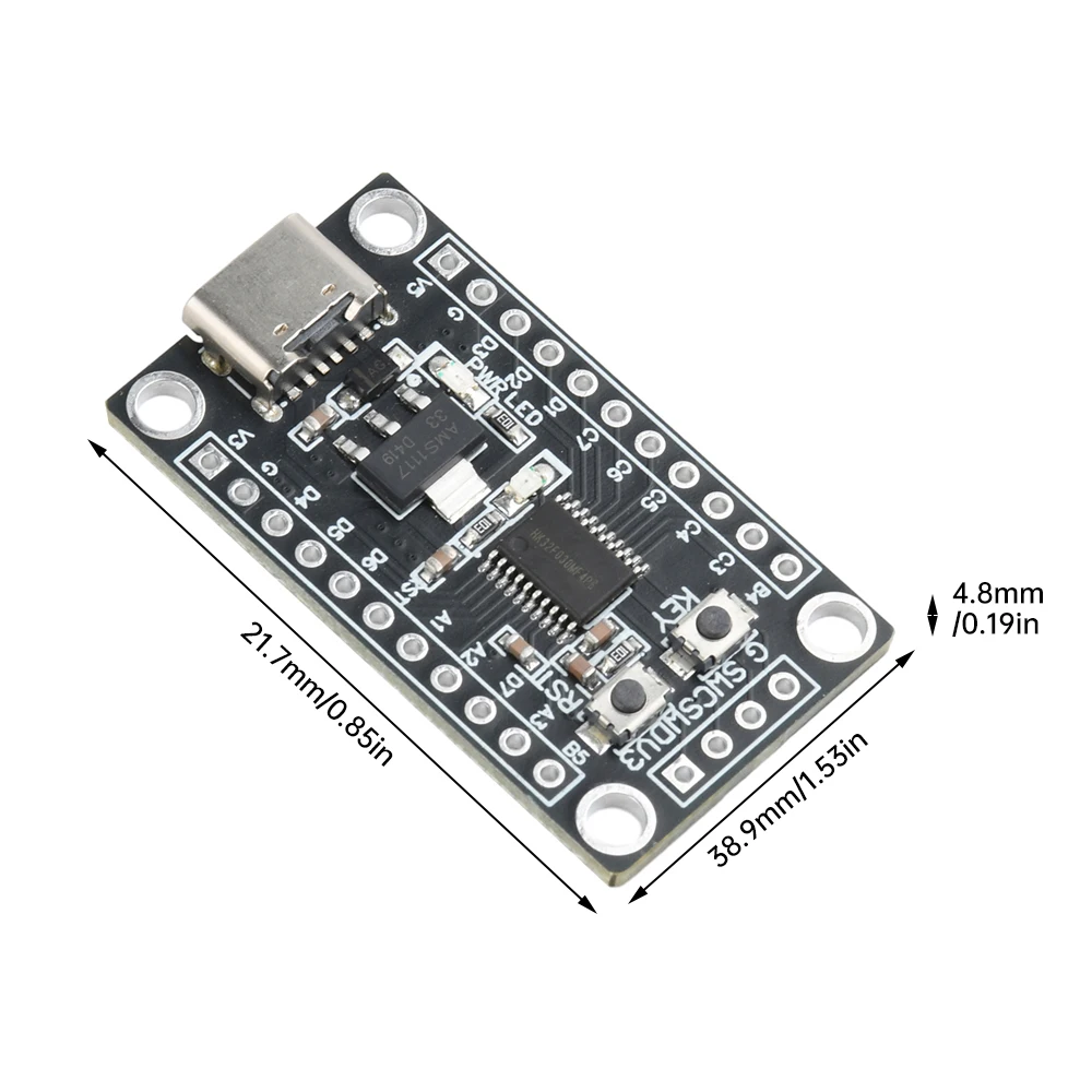 

HK32F030MF4P6 Minimum System Core Board Development Board Learning Evaluation Board TYPE-C 16KB Flash 2KB RAM Cortex M0