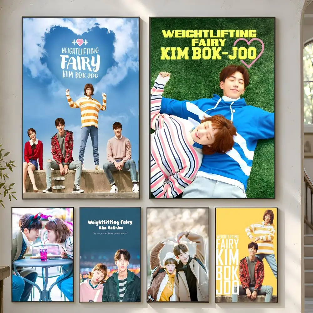 TV Series Weightlifting Fairy Kim Bok-joo Poster HD art sticky wall waterproof home living room bedroom bar aesthetic decoration
