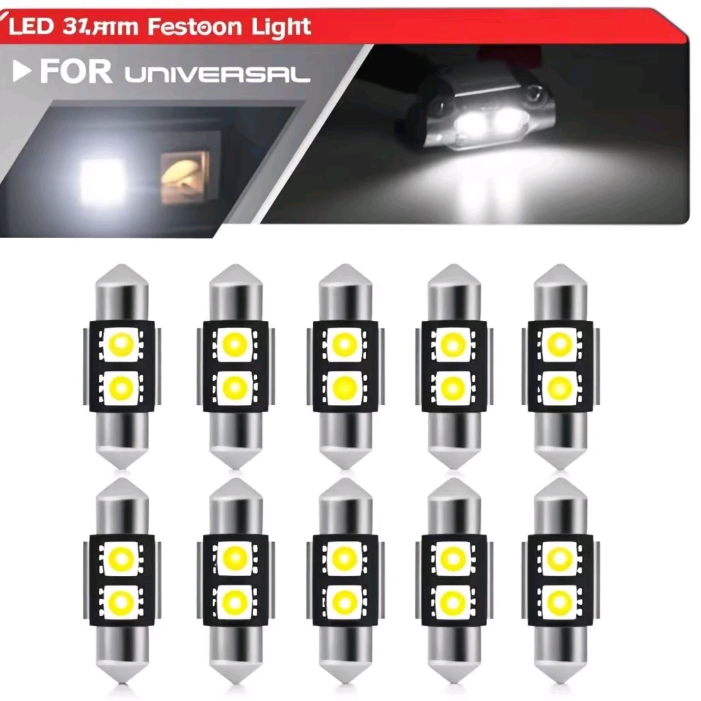 2x-салон-автомобиля-белая-автоматическая-купольная-гирлянда-лампа-31-мм-2smd-5050-светодиодная