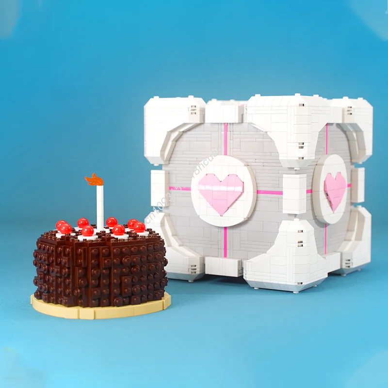 2692 قطعة MOC رفيق مكعب + كعكة اللبنات لتقوم بها بنفسك تجميع فكرة الإبداعية التعليم الطوب الأطفال أطفال عيد الميلاد لعبة هدية