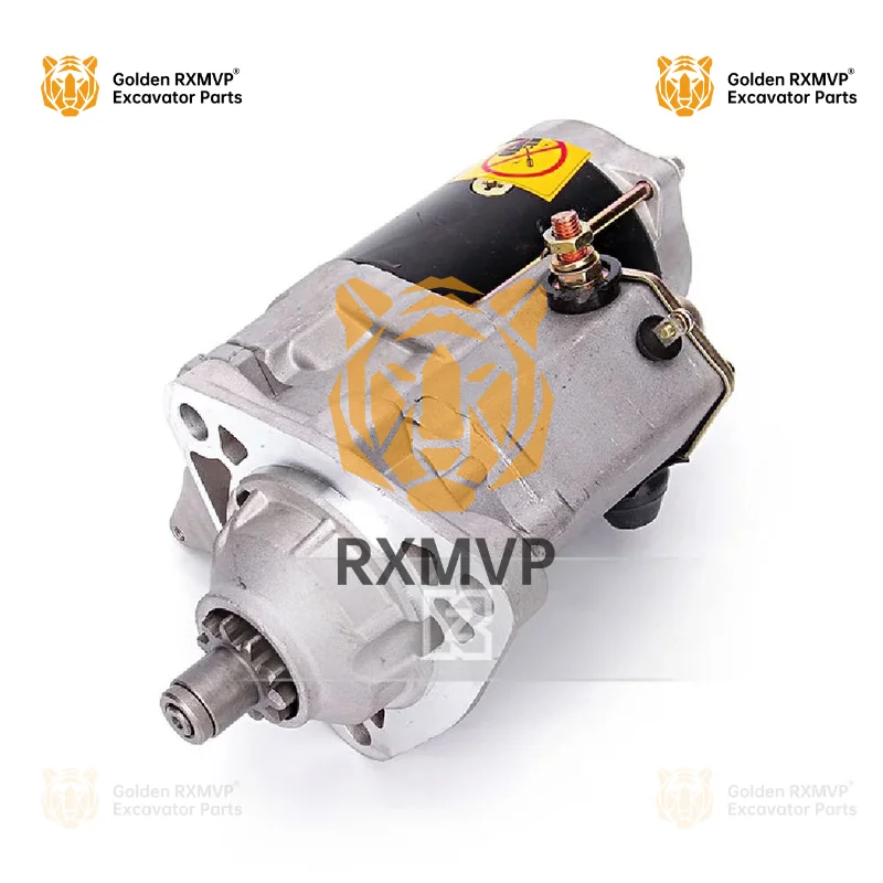 High quality 6CT8.3 engine 24V 3 holes 10T 5.5KW excavator starter motor