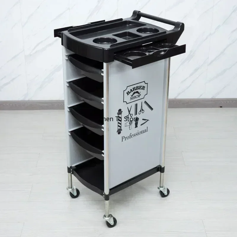 Dressing Serving Cart Spa Mini Trolley Rotating Lash Clinical Nails Salon Welding Wine Carrello Parrucchiere Auxiliary Furniture