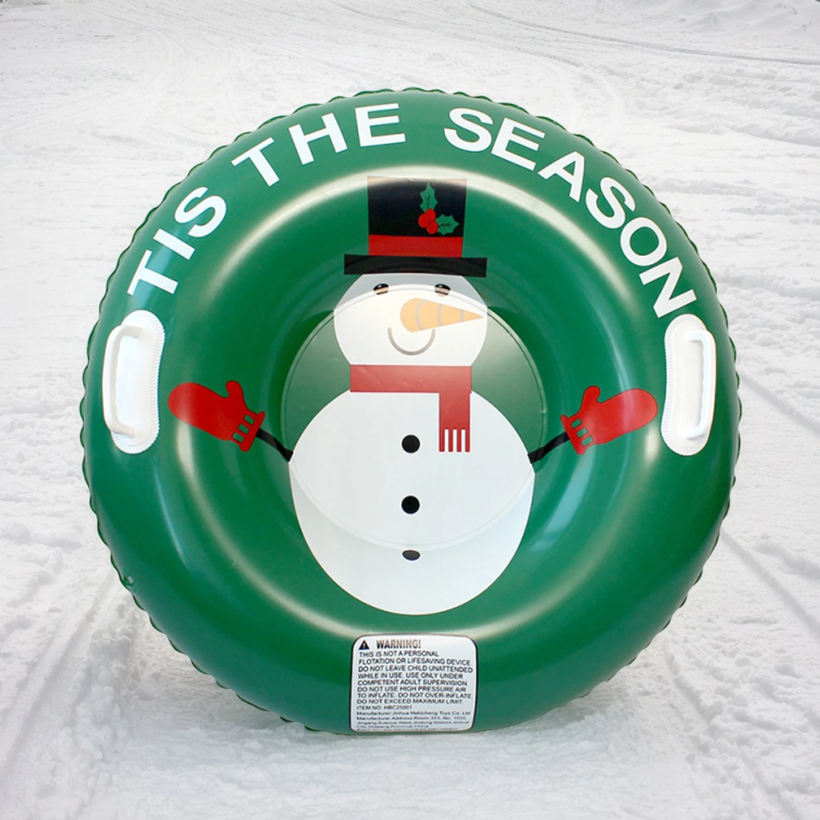 

Snow Sledge Inflatable Ski Ring PVC Sledding Tube Thicken Snow Tubing Winter Snow Tube with Handle Skiing Accessories
