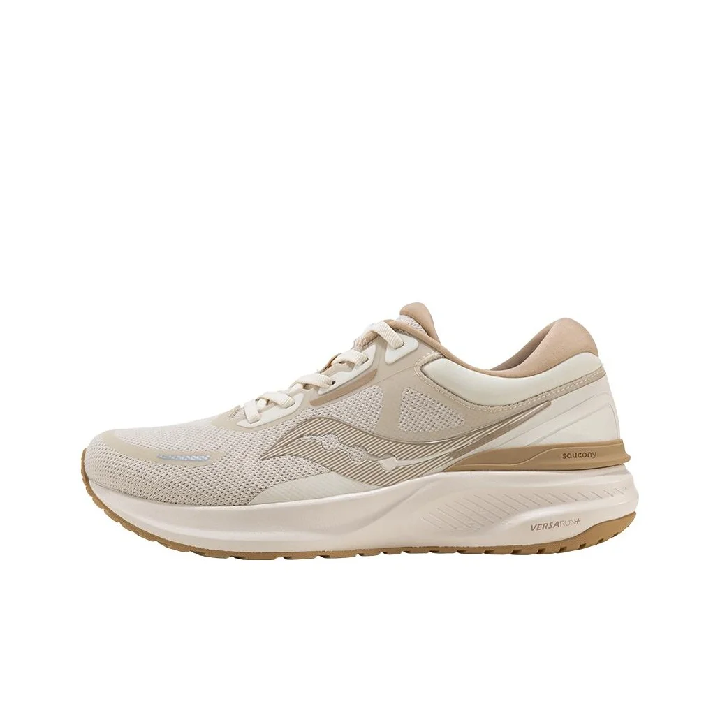 

Saucony Cushioning Slip Resistant Abrasion Resistant Lightweight Low top Training Running Shoes Unisex Brown White S28194-2