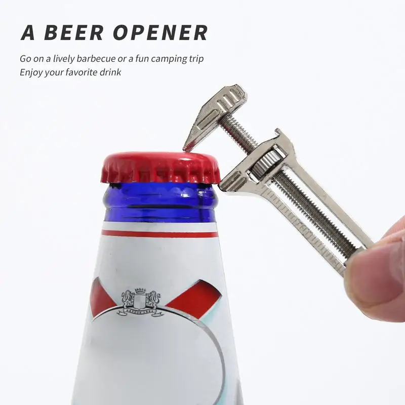 Caliper Titanium Multitool Tungsten Attack Head Nail Puller Bottle Opener Spanner Within Reach Multifunctional Cutting Tools