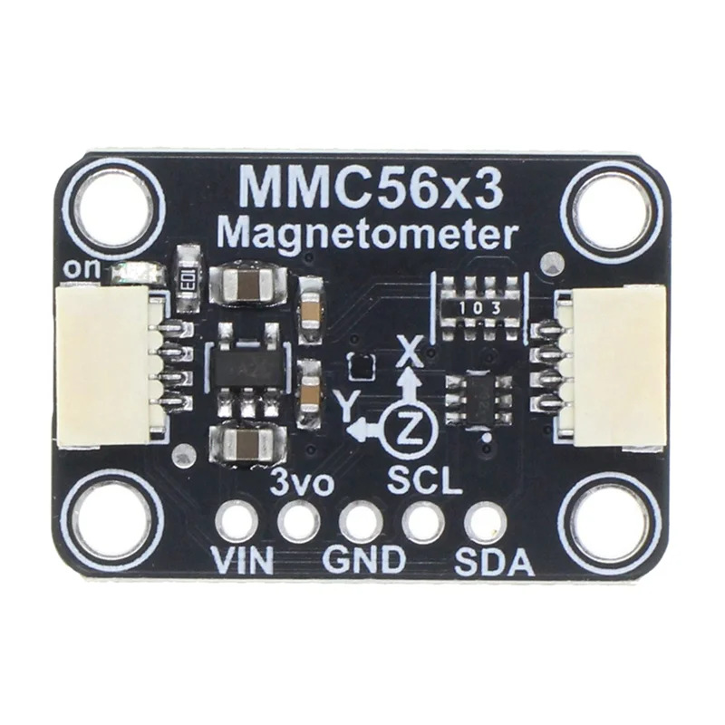 ABZS High Sensitivity For STEMMA QT/Qwiic Interface Triaxial Magnetometer Module- MMC5603