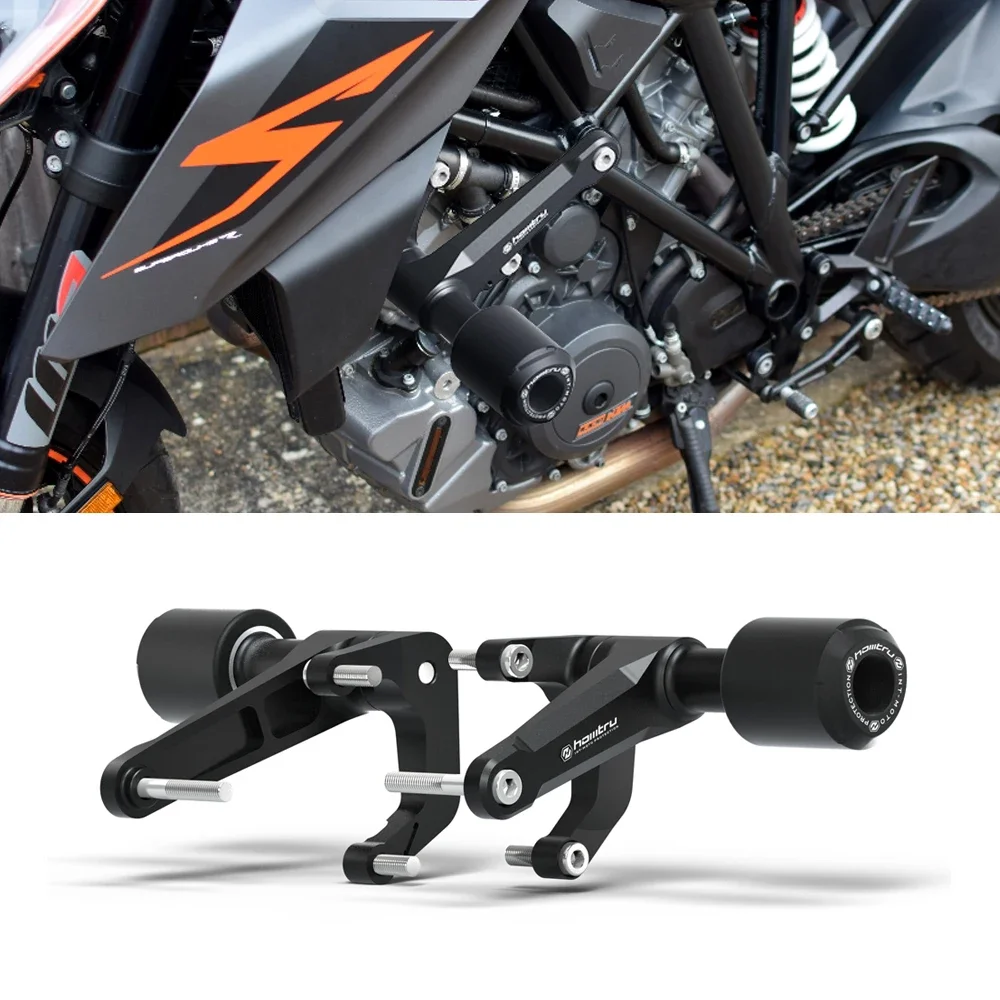 

For KTM 1290 Super Duke R / GT 2013-2019 Motorcycle Frame Crash Bobbins Protection