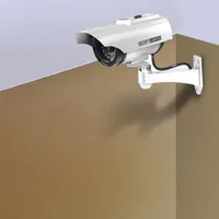 Solar Waterproof Dummy Fake CCTV Camera With Flashing LED For Outdoor or Indoor Realistic Looking Fake Camera for Security 3