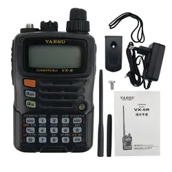 Transceptor de banda Dual para YAESU VX-6R, Radio UHF VHF, IPX7, Walkie Talkie móvil para conducir al aire libre