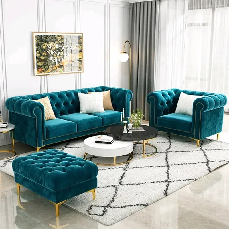 

3 Seater Nordic Velvet Sofa Xxl Relax Foam Sponge Unusual Luxury Couch New In Adults Straight Full Body Soft Divano Furniture