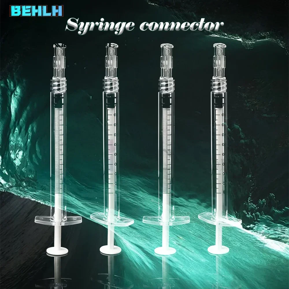 Hyaluron Disposable Upgraded Version Of Luer Thread Double Connector Pneumatic Device Ruhr syringe connector Medical sterile