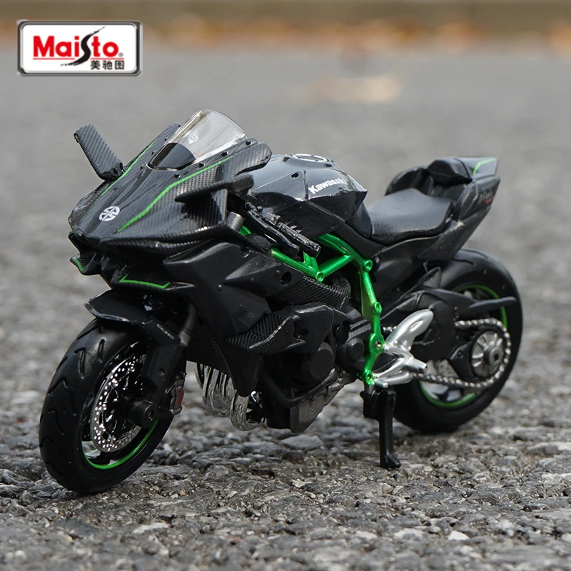 

Maisto 1:18 Kawasaki Ninja H2R Alloy Sports Motorcycle Model Diecast Metal Racing Motorcycle Model Collection Childrens Toy Gift