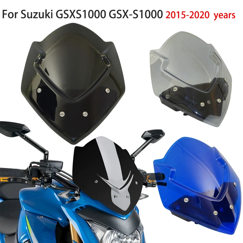 

Motorcycle Modification Accessories Front Windshield And wind Deflector For Suzuki GSXS1000 GSX-S1000 2015-2020 years