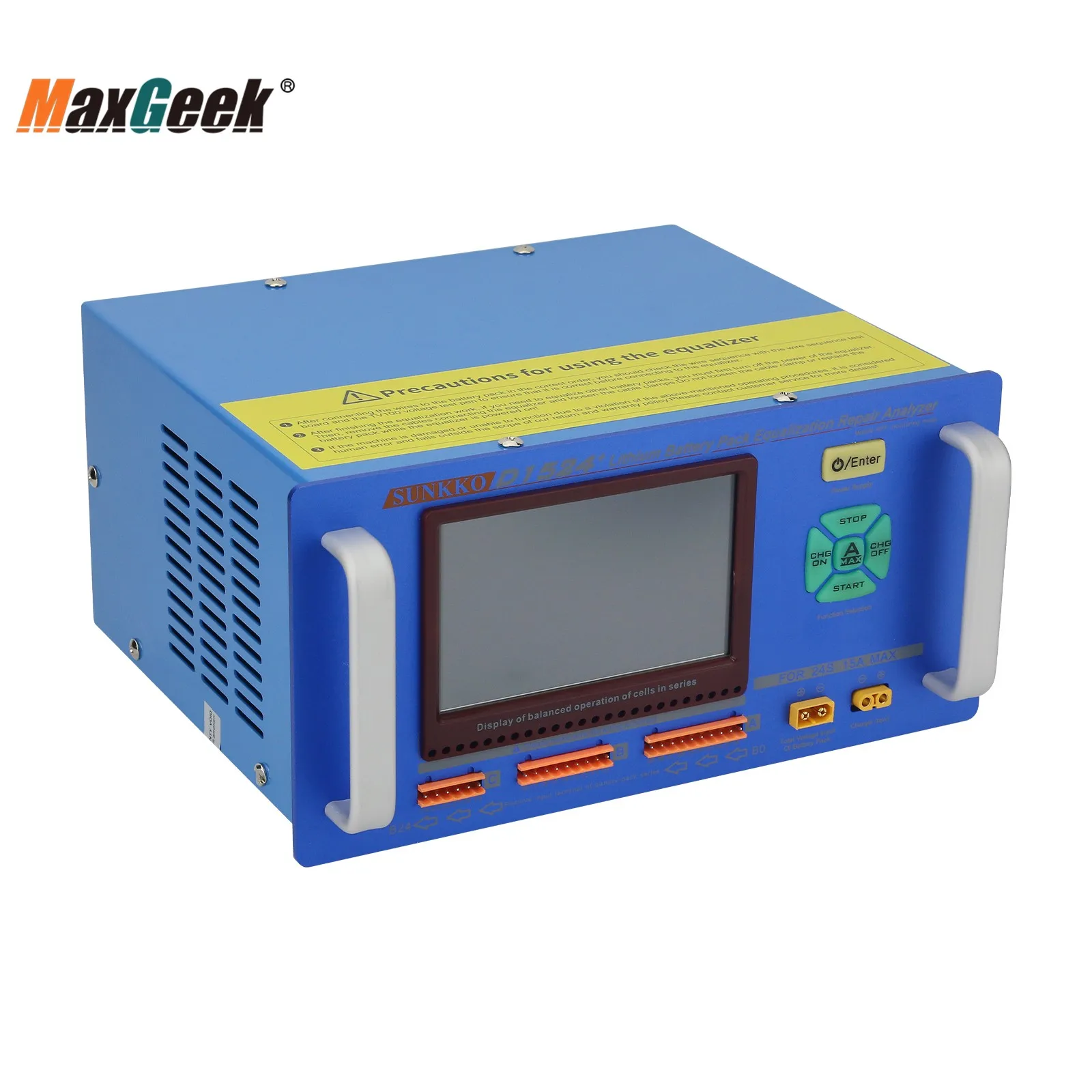 Maxgeek SUNKKO D1024 10A High Current Lithium Battery Pack Equalizer and Analyzer 2S-24S Voltage Controller Batteries Balancer