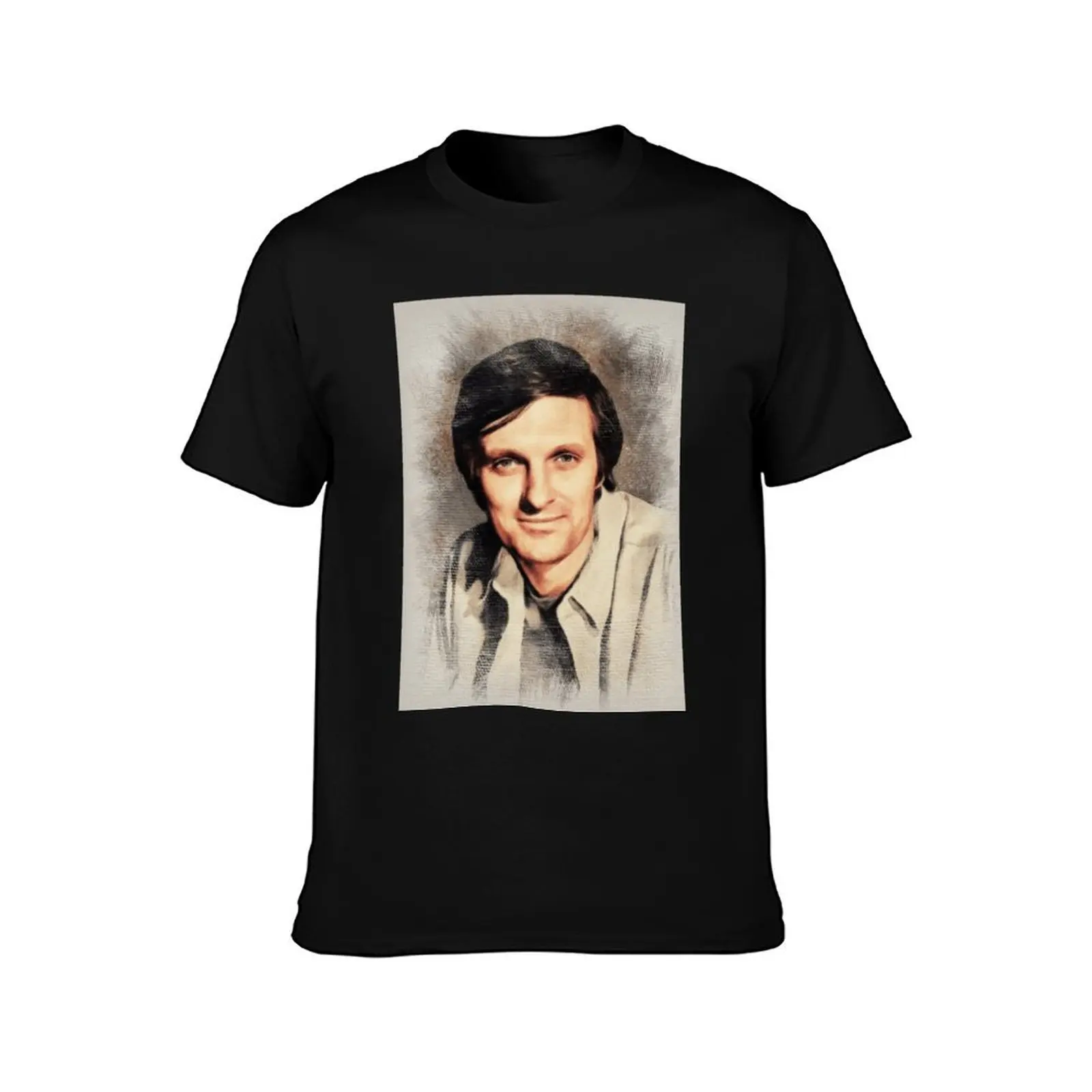 Alan Alda, Actor Classic T-Shirt Soft Anti-Shrink Cotton Tee T-Shirt