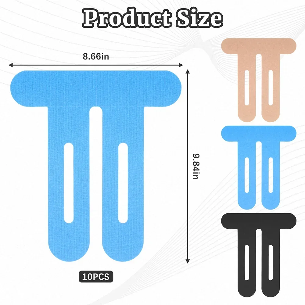 5-20Set Kinesiology Tape Knee Athletic Tapes Elastic Sports Protection Patches Breathable Cotton Athletic Tape for Knee Support