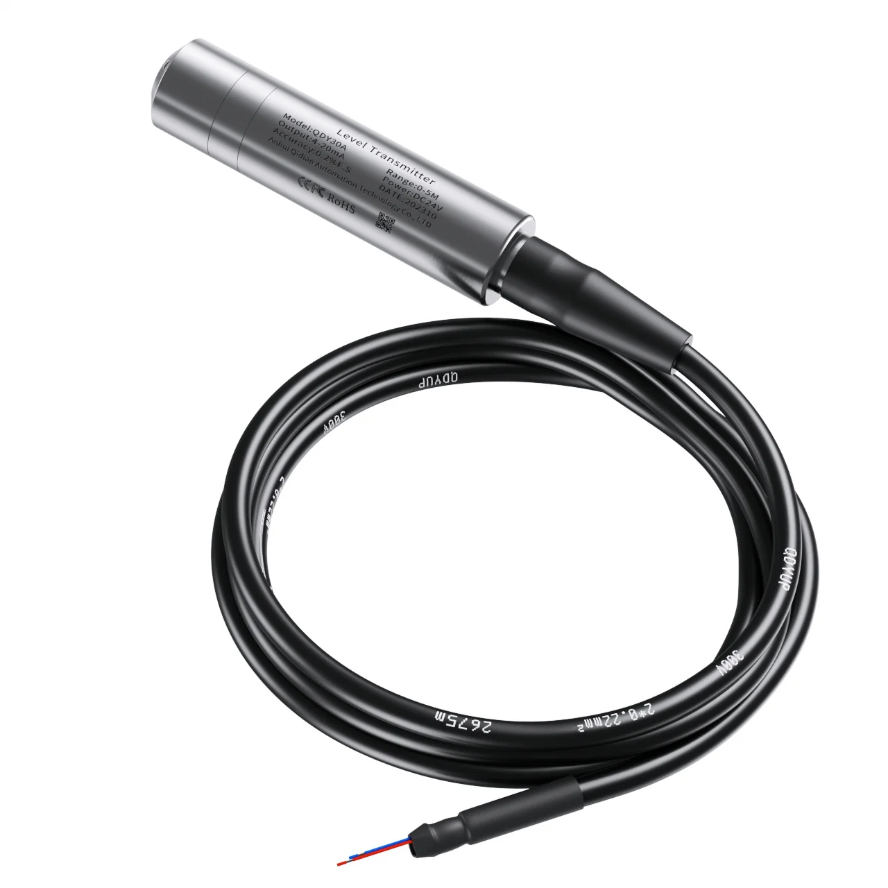 Imagem -05 - Hidrostática Água Pressão Nível Transmissor Líquido Nível Transmissor Sonda 420ma 03.3v Sinal de Saída Qdy30a