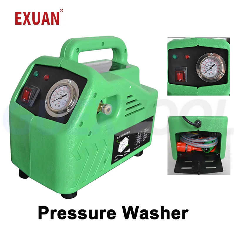 

220V Pressure Washer Household Garden Washing Machine Portable Air Conditioner Cleaning Pump Handheld Mini Green Car Wash Pump